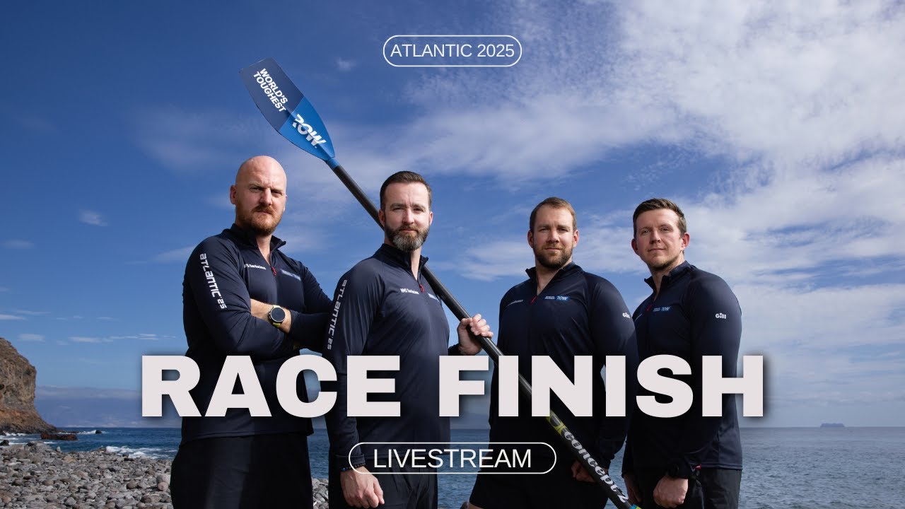 Race Finish Livestream | HMS Oardacious 🇬🇧 | World's Toughest Row - ATLANTIC 2025