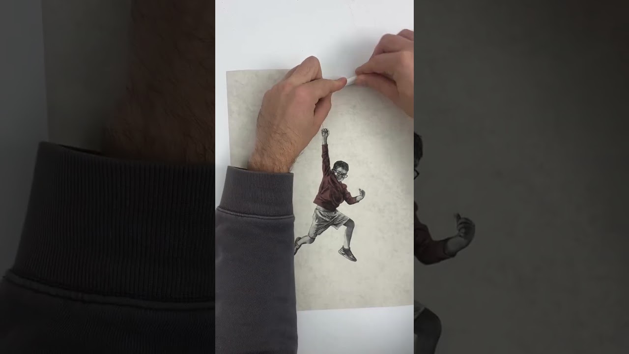Ripped Paper Art #art #modernart #drawing #contemporaryart