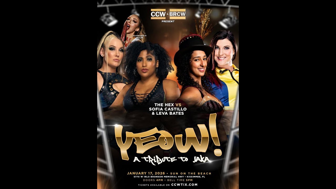 FULL MATCH - Allysin Kay & Marti Belle vs. Sofia Castillo & Leva Bates -  Yeow! A Tribute To JAKA.