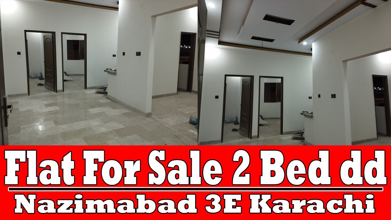 Flat For Sale | 2 Bed DD 3rd & 4th Floor Available For Sale | Nazimabad 3E Karachi
