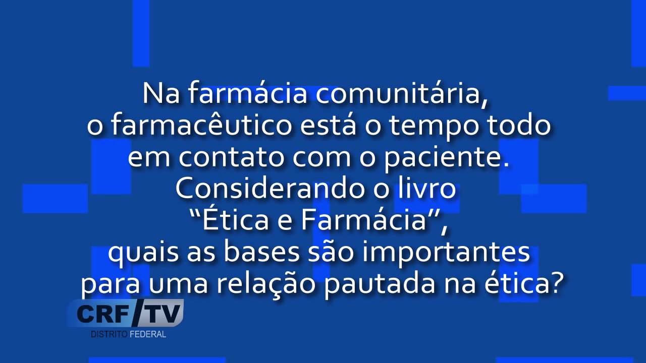 TV CRF-DF - Palestra Atenção Farmacêutica ao Idoso a nível hospitalar