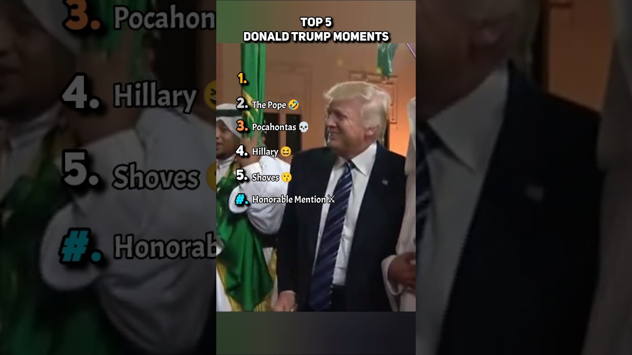 Ranking The Top 5 Donald Trump Moments #shortsviral