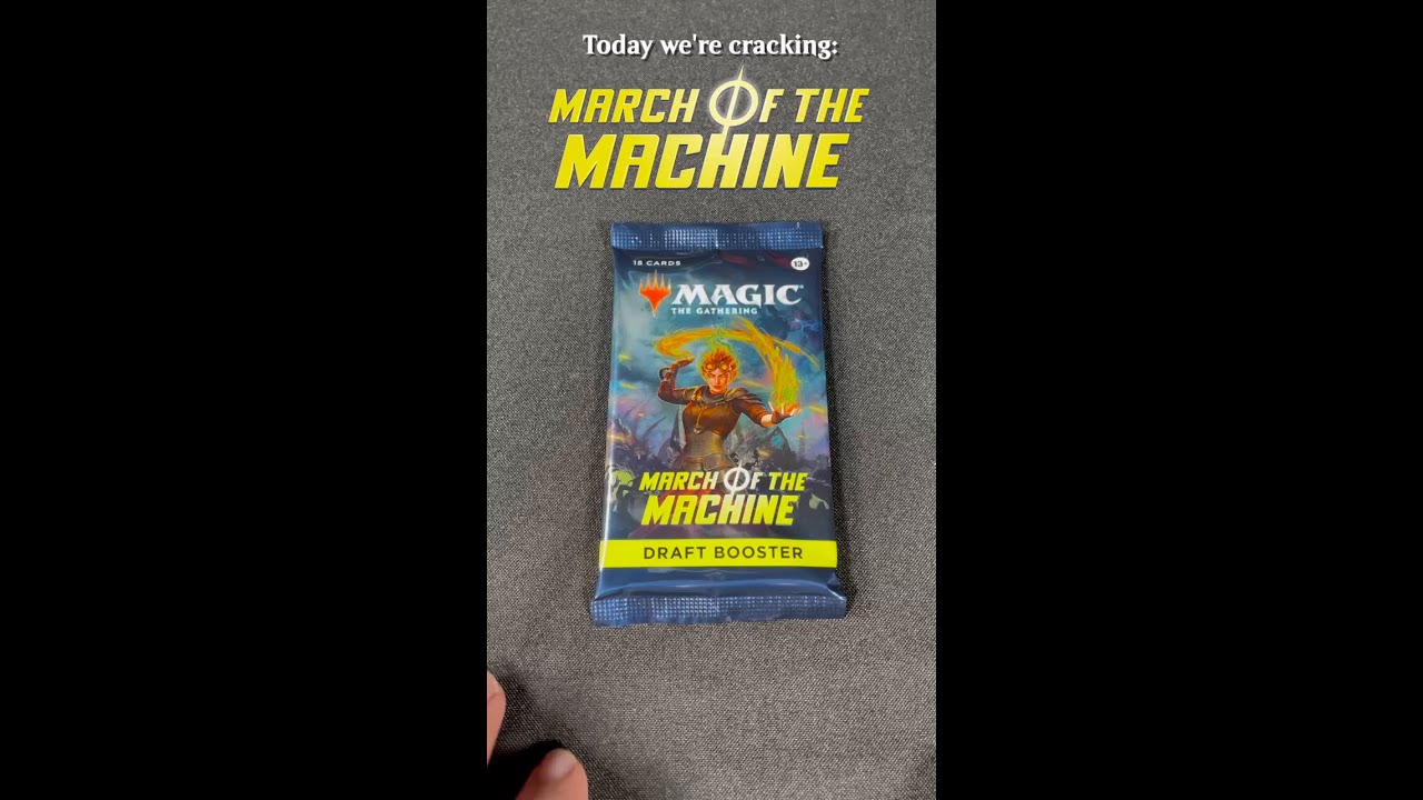 Cracking our first #MTGMachine pack!