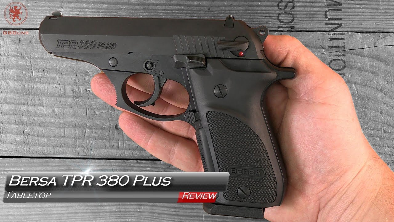 Обзор настольной модели Bersa TPR 380 Plus и полевая модель