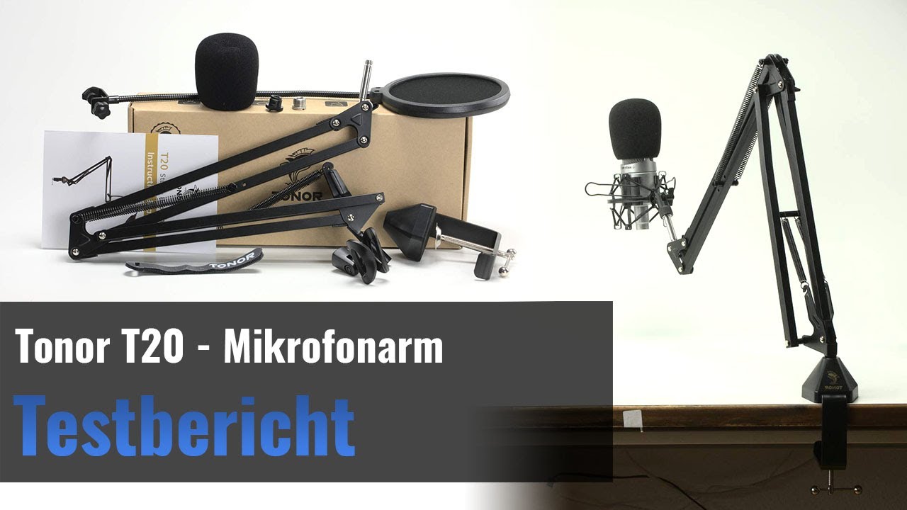 Tonor T20 - Preiswerter Mikrofonarm im Test(verbessertes Modell)