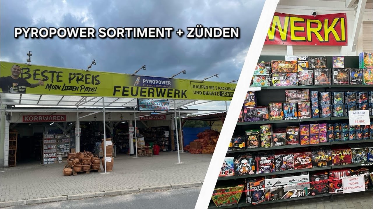 FEUERWERK EINKAUFEN IN POLEN🇵🇱 + ZÜNDEN BEI PYROPOWER!💥