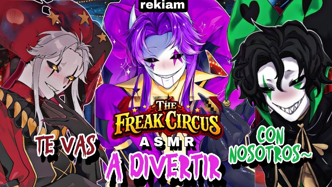 Pierrot, Jester, y Harlequin Freak Circus 🔥🎪 ASMR 
