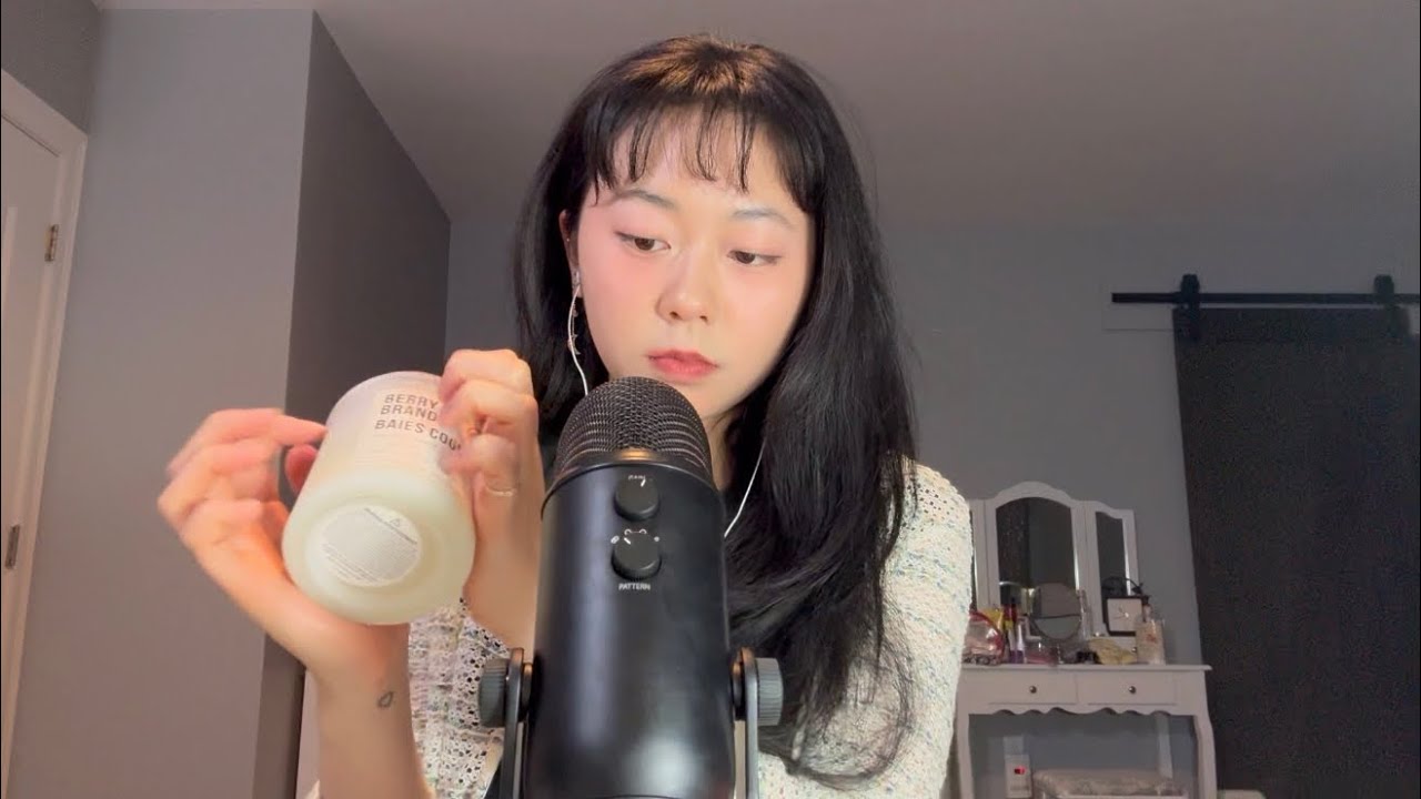 [NO TALKING] asmr candle tapping, cork sounds🌙🕯
