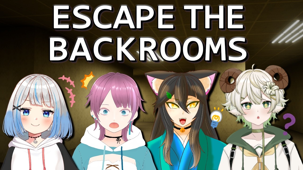 【ESCAPE THE BACKROOMSコラボ】脱出すれば良いんだよね！？【かるかちゃんねる/天海るか】