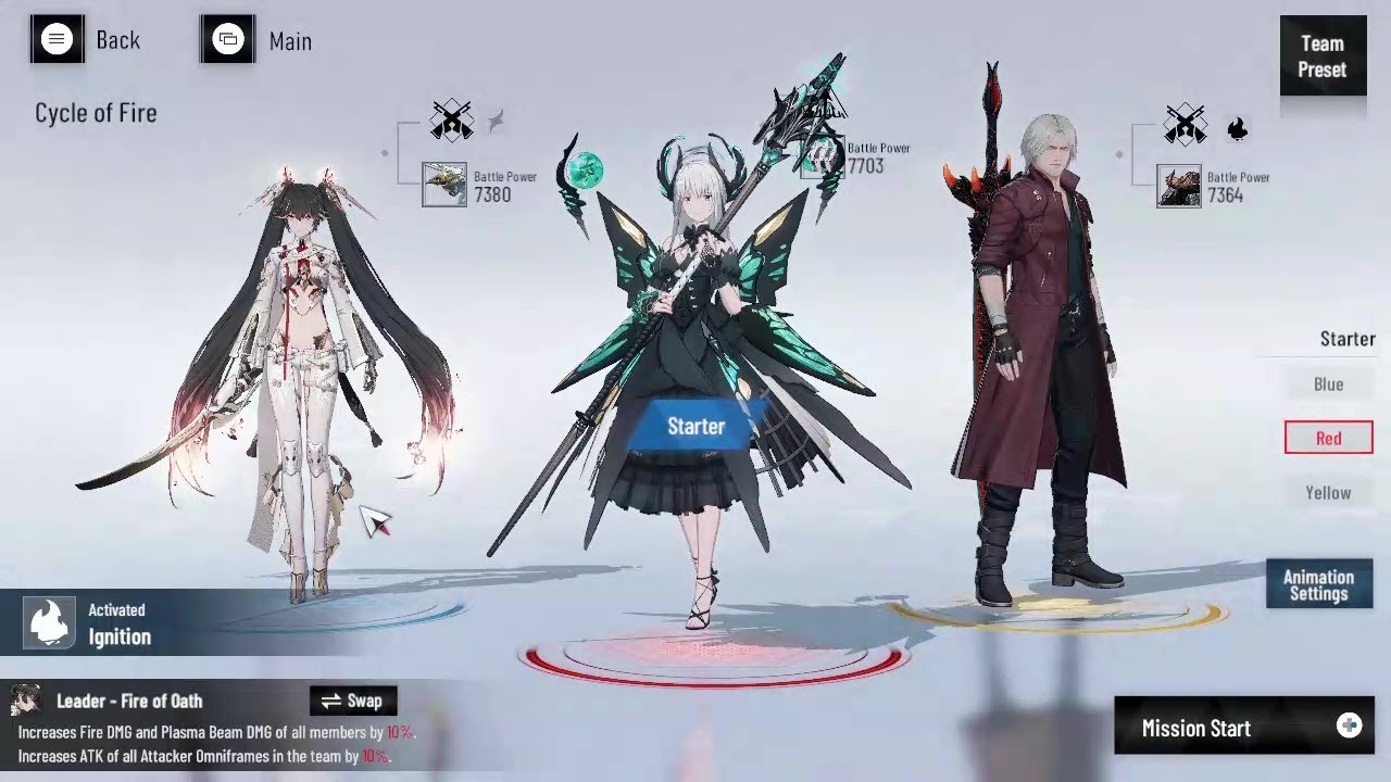 Punishing: Gray Raven - DMC5 Collab - War Zone (Fire) - 232k pontos