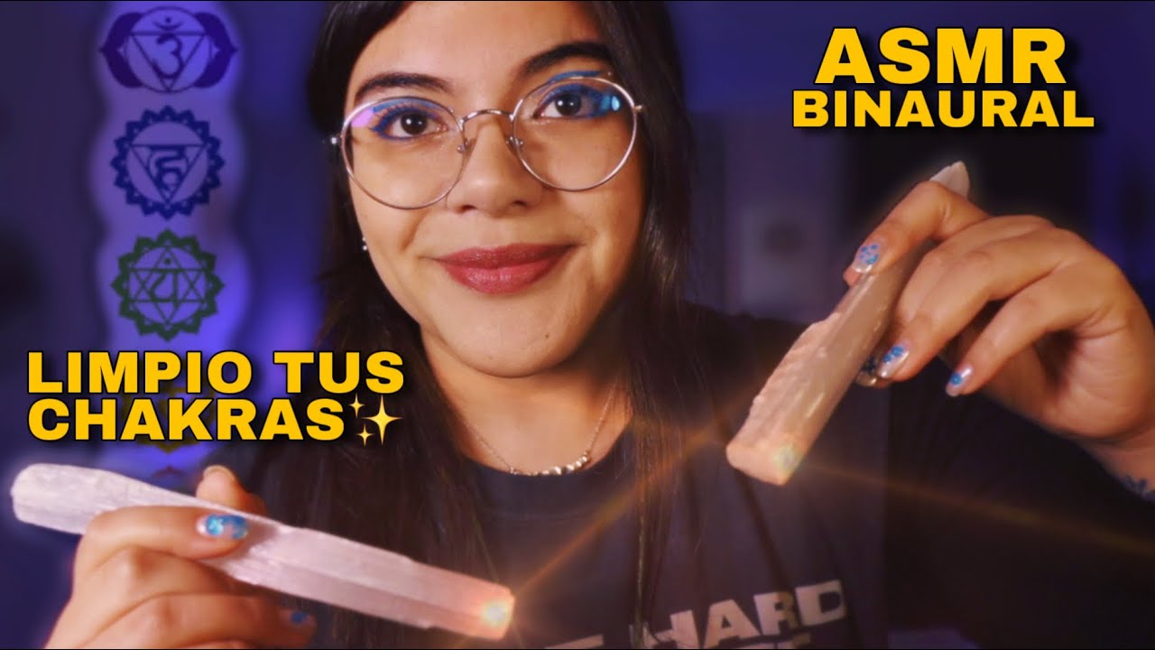 ASMR Equilibra tus Chakras 🧿 Limpieza de AURA | Reiki, Cuencos, Inaudibles | Sonidos de lluvia