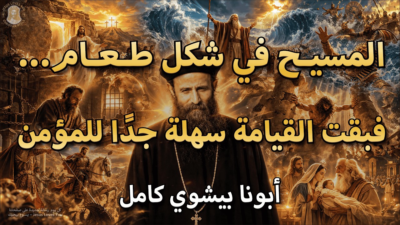 أبونا بيشوي كامل | المسيح في شكل طعام&hellip; فبقت القيامة سهلة جدًا للمؤمن ✝️