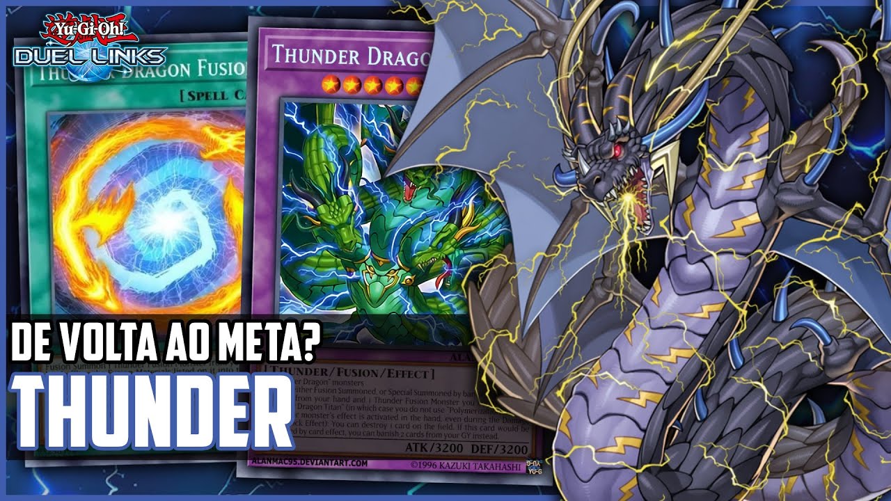 DE VOLTA AO META? THUNDER DRAGON GANHOU AS FUSÕES! [DUEL LINKS]