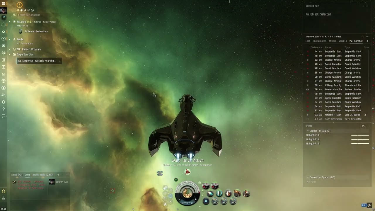 Serpentis Narcotics Warehouses