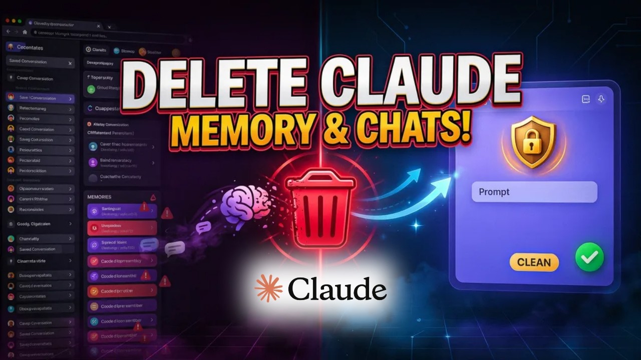 Как удалить историю памяти и чаты из Claude | Руководство по конфиденциальности Claude AI