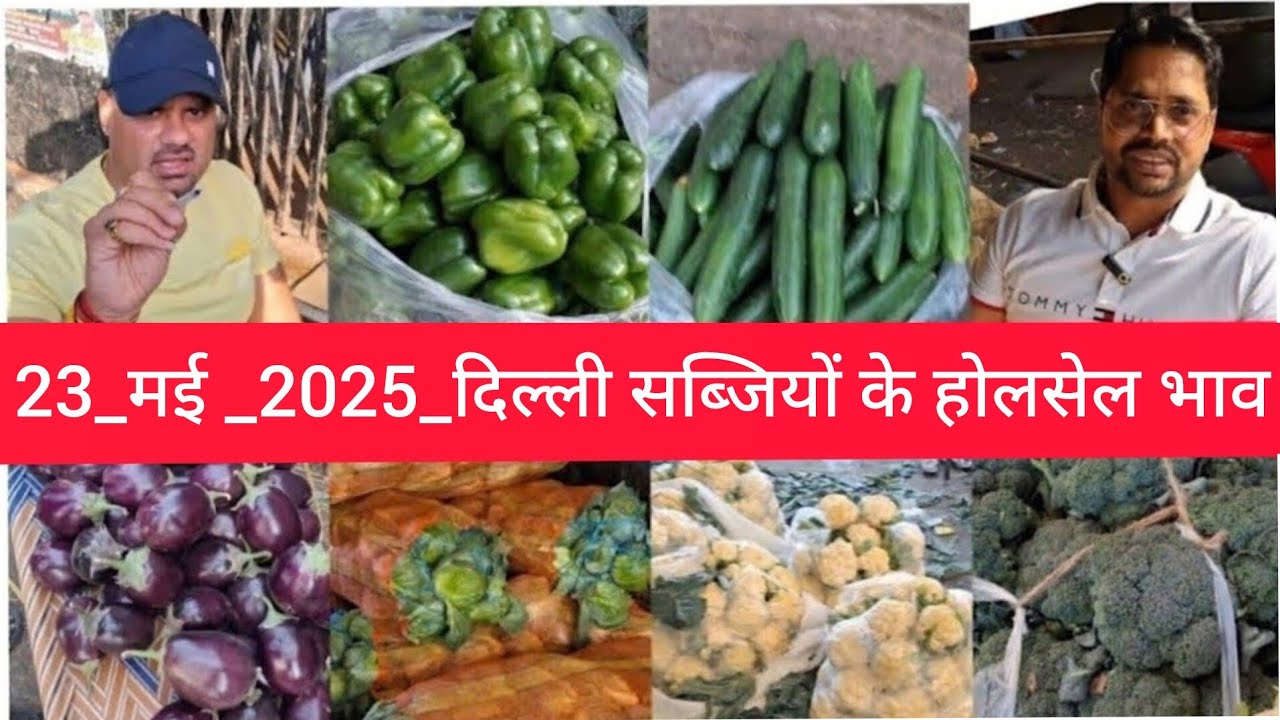 May 23, 2025 दिल्ली सब्जियों के भाव delhi vegetables market delhi fruit market #vegetables,