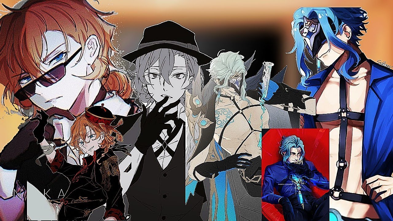 BSD react to Chuuya as Dottore /Реакция БСД на Чуя это Дотторе. НА ЗАКАЗ