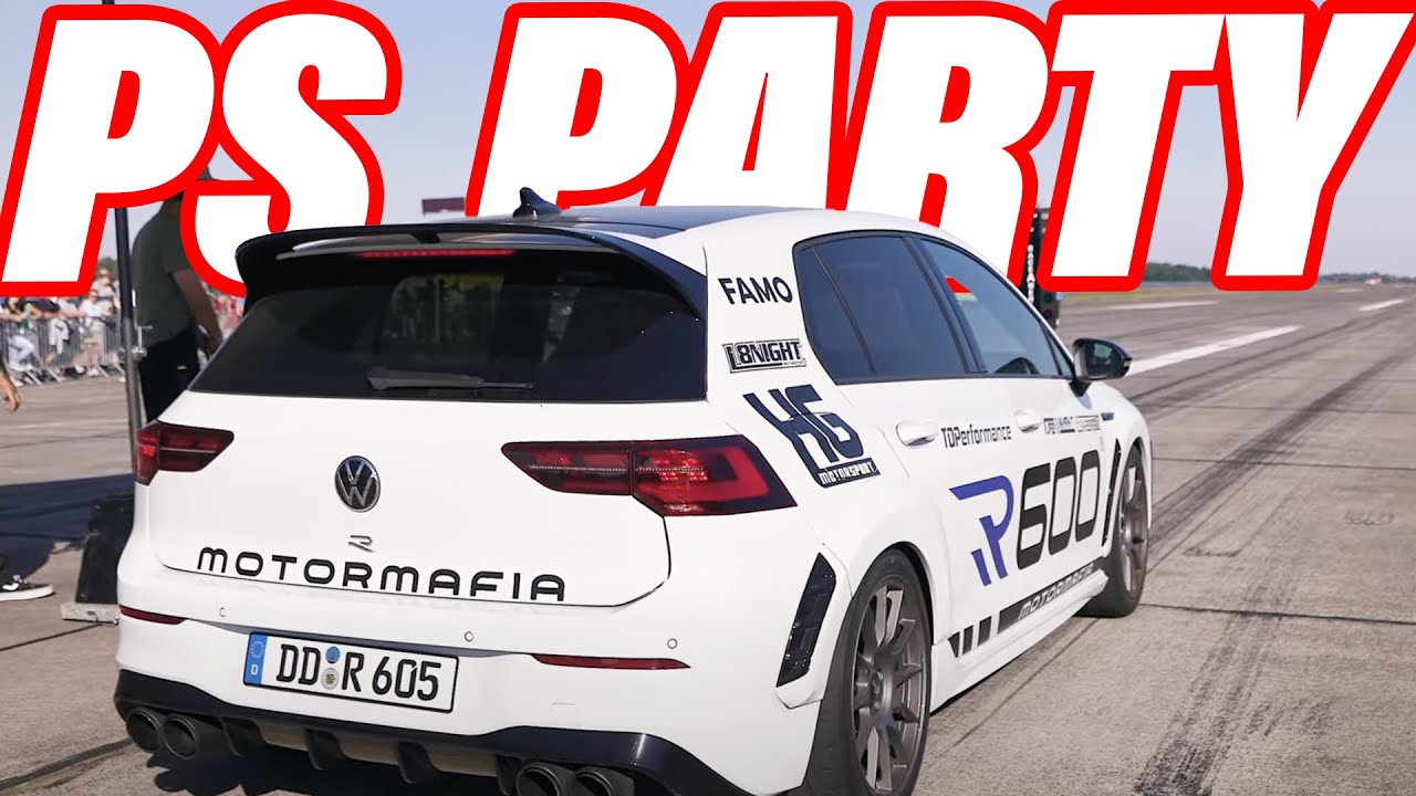 Motormafia Golf R jagt Supercars: Unfassbares Drag Race