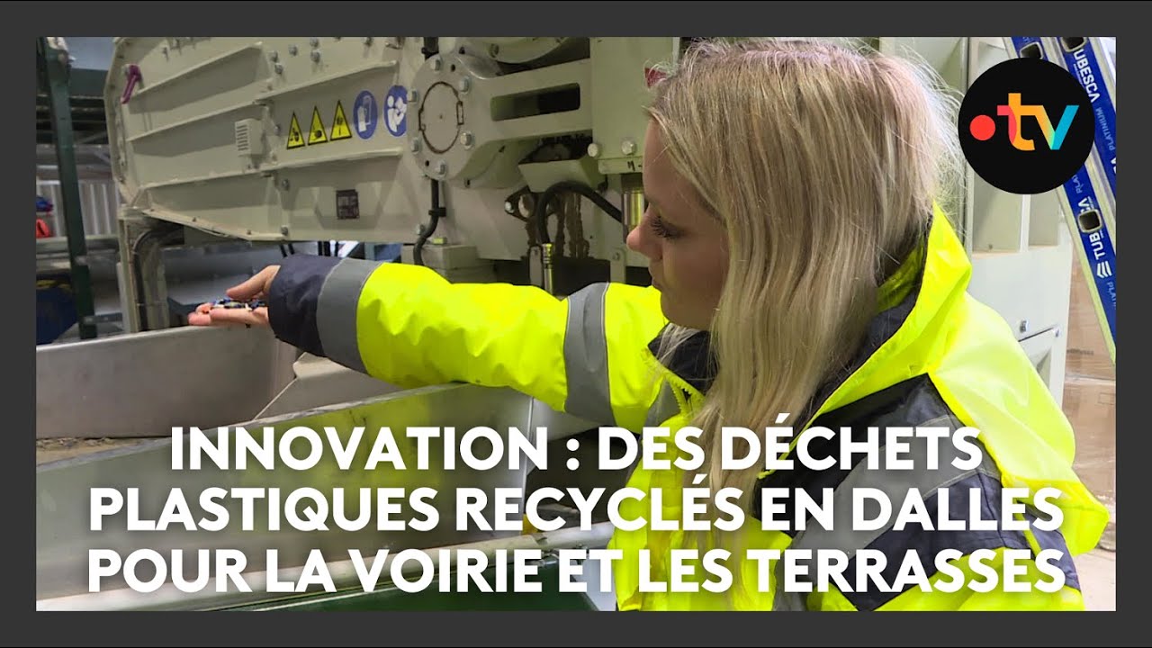 Innovation : cette entreprise transforme nos déchets plastiques en dalles