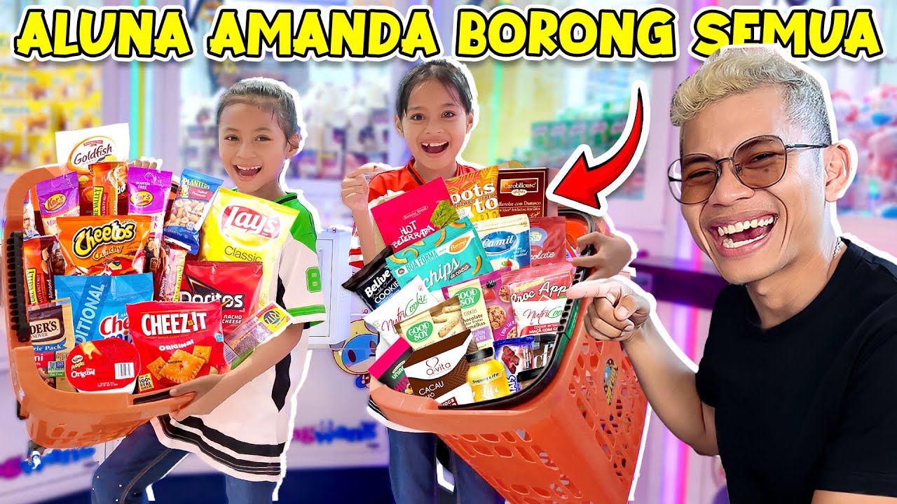 MAIN CAPIT BONEKA PAKAI UANG THR ALUNA DAN AMANDA!! SAMPAI SEBANYAK INI..??