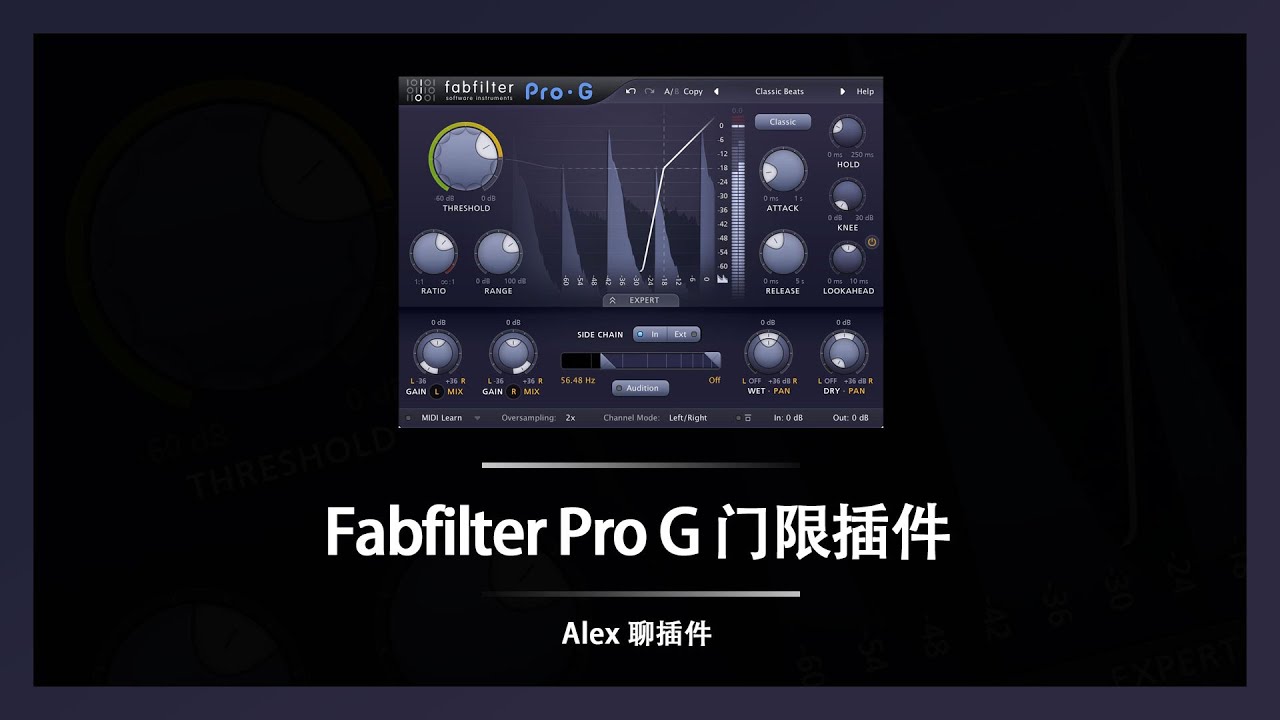 Fabfilter (肥波) Pro G 门限插件 - 最全能强大的门限插件之一
