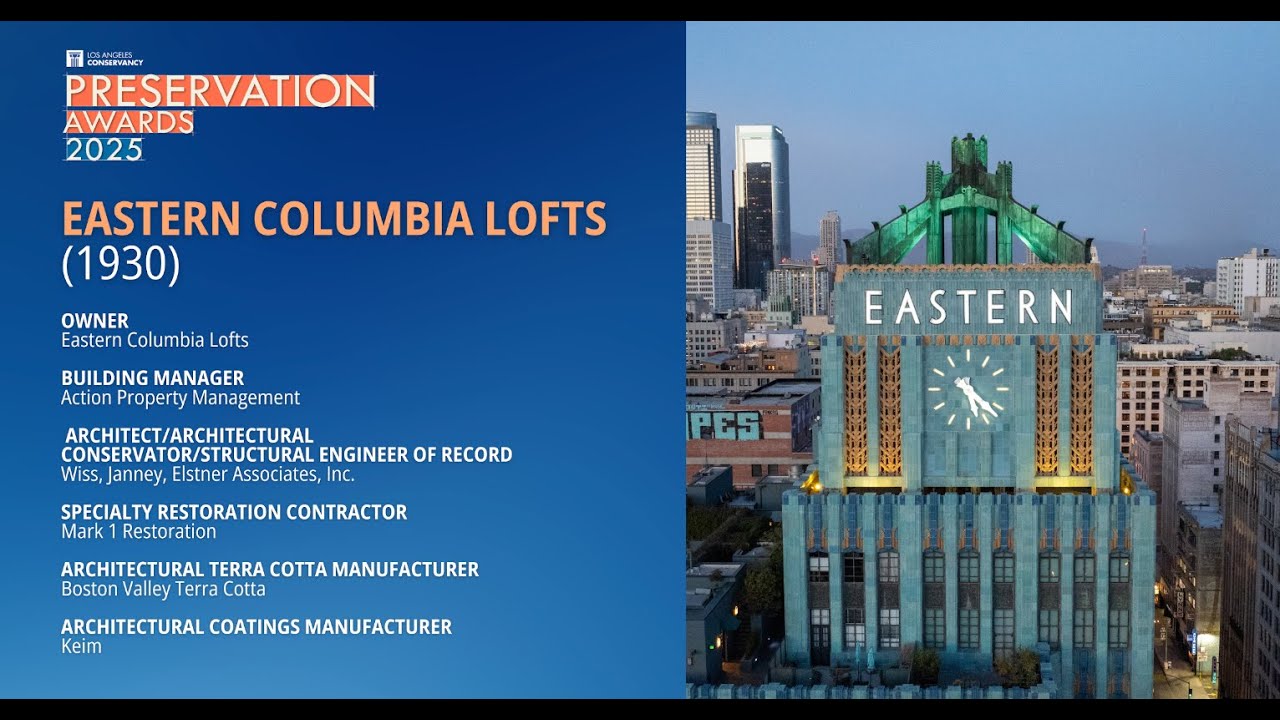 2025 Preservation Award Winner: Eastern Columbia Lofts