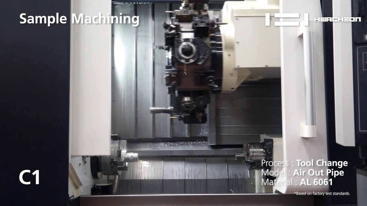 C1 | Air Out Pipe | CNC Lathe | Turning Center | Machine Working