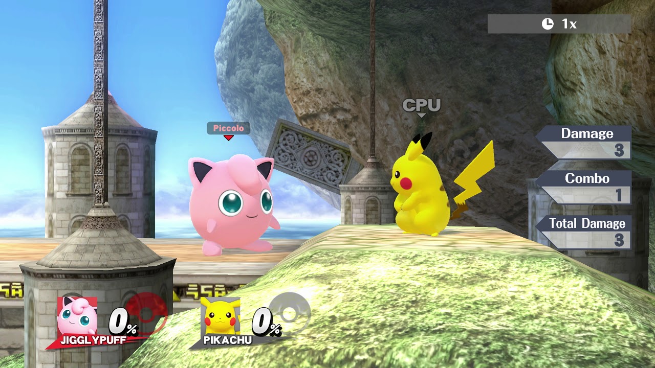 Jigglypuff's Shield Break animations in all Smash Bros. games