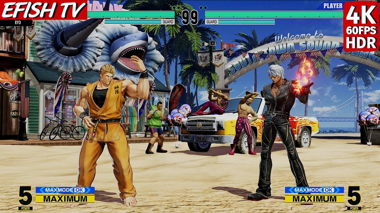 Ryo Sakazaki vs K' (Hardest AI) - KOF XV