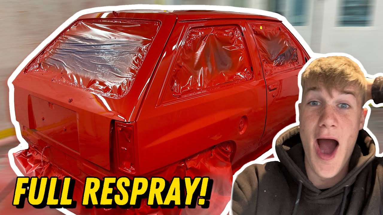 I RESPRAYED MY ABANDONED VAUXHALL NOVA!