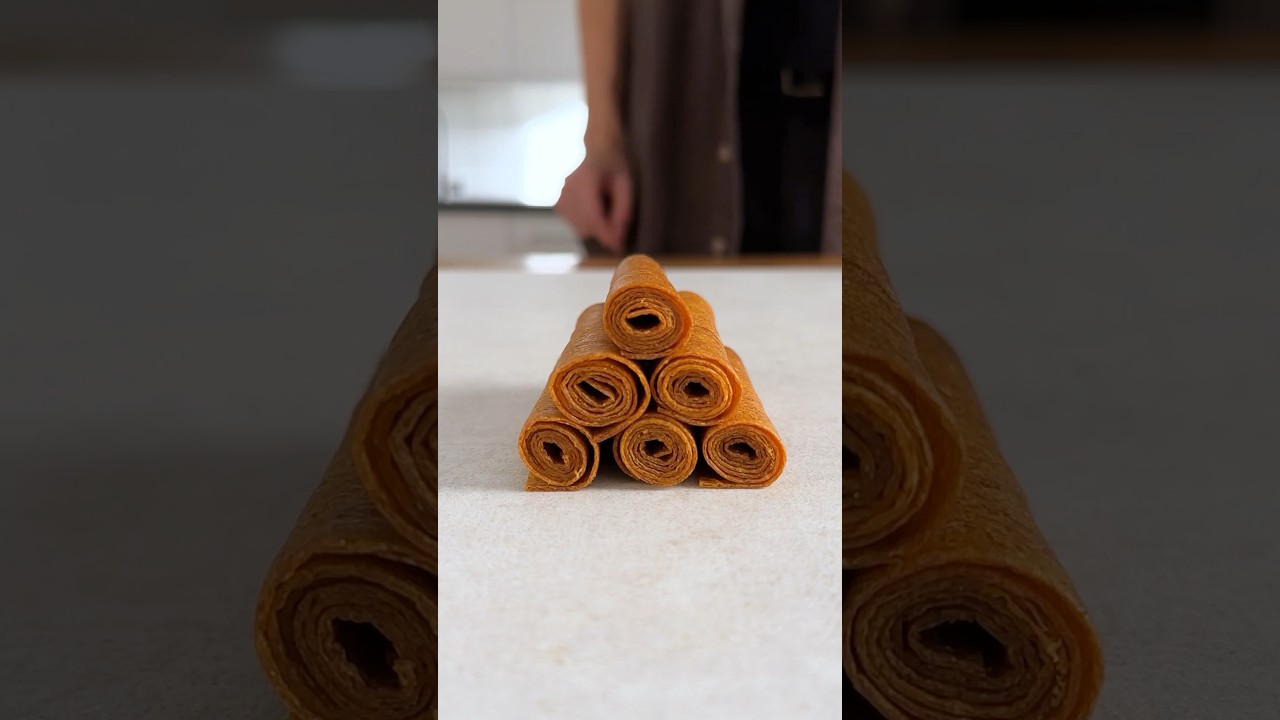 Фруктовые рулетики из 1 ингредиента - @Tastemade #шорты