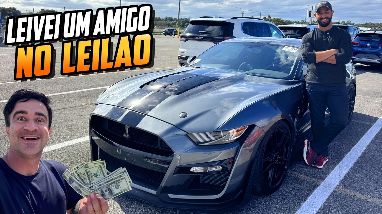 MEU AMIGO FICOU DOIDO! 🤯 1 HORA DE LEILÃO nos EUA