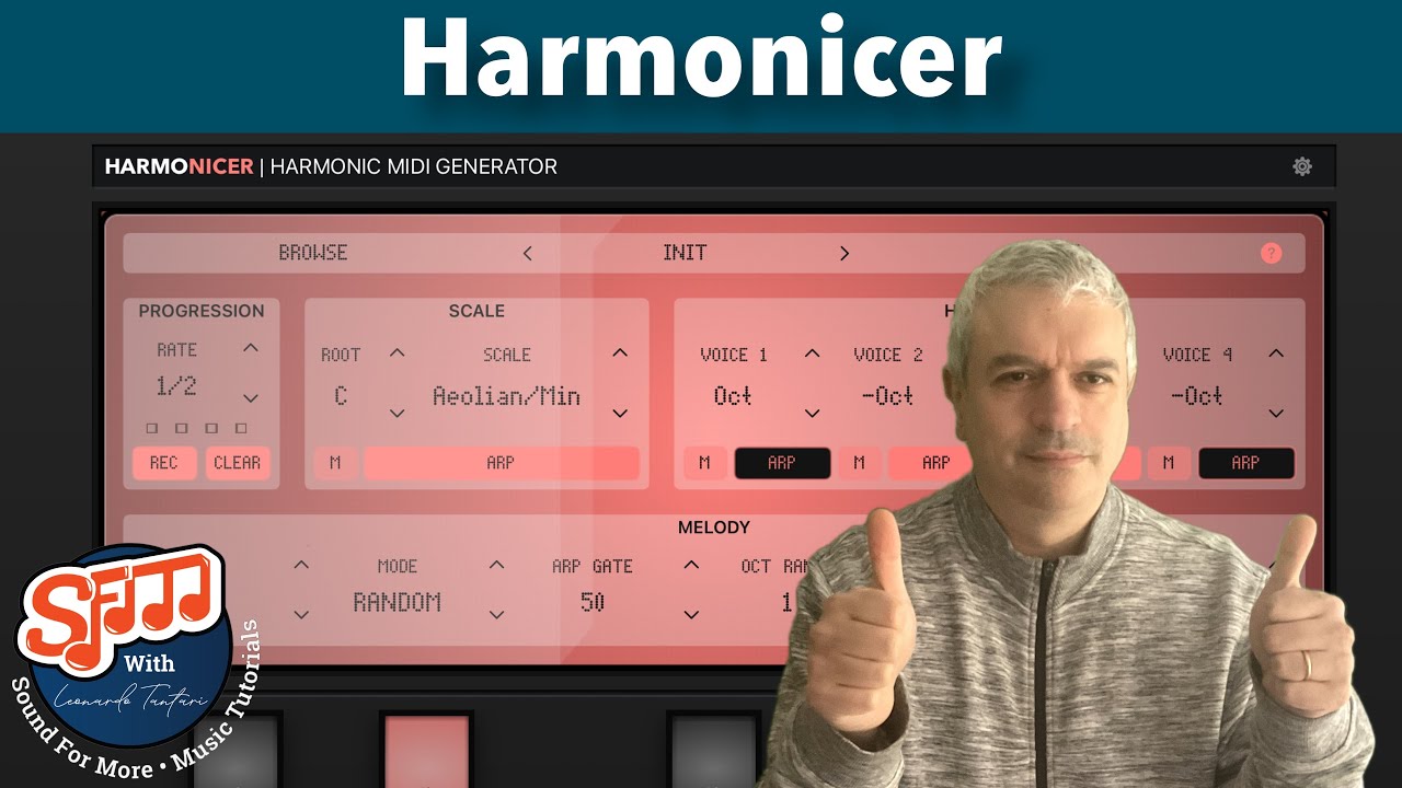 iOS Kai Aras Harmonicer AUv3 Harmonic Midi Generator - Tutorial / Demo 1: Getting Started