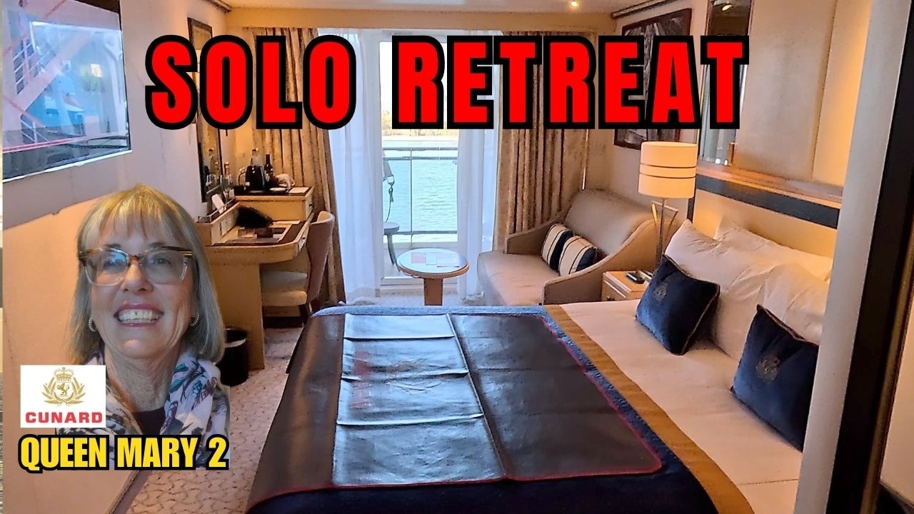Upgraded to Obstructed Balcony Room #8057 on QM2 | Solo Traveler's Review | Cunard