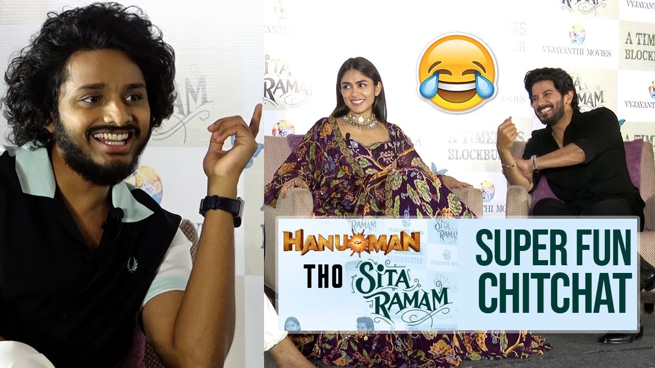 Teja Sajja Hilarious Interview With Sita Ramam Team | Dulquer Salmaan | Mrunal Thakur