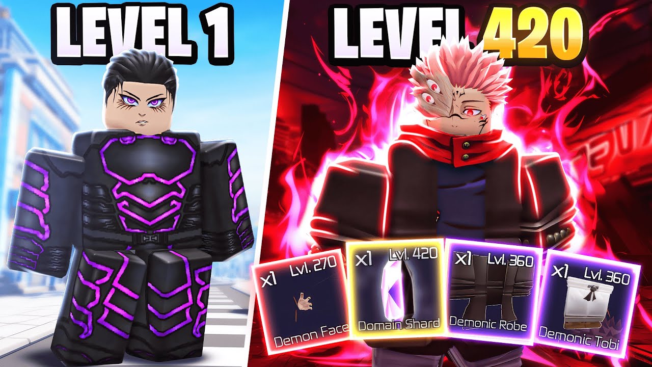 Переход от НУБА к ДЕМОНУ ВЕСЕЛ СУКУНЕ в Jujutsu Infinite Roblox!