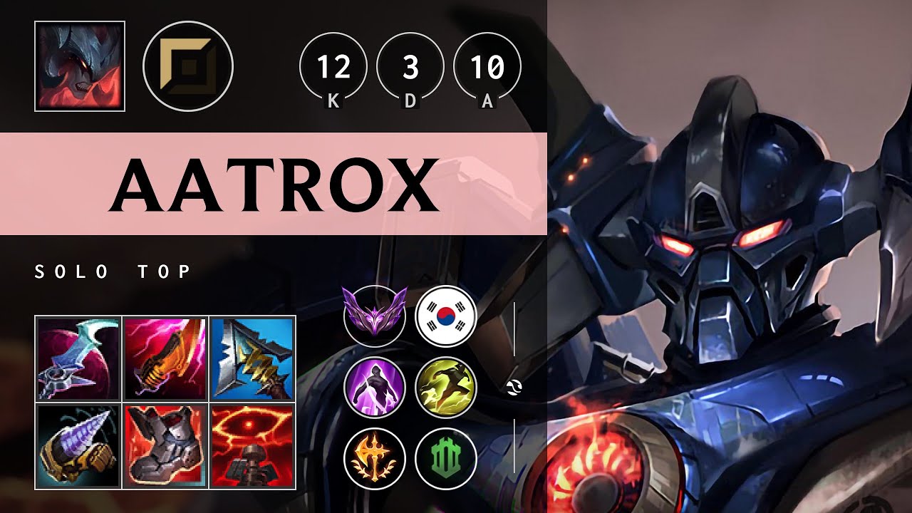 Aatrox Top vs Renekton - KR Master Patch 25.08