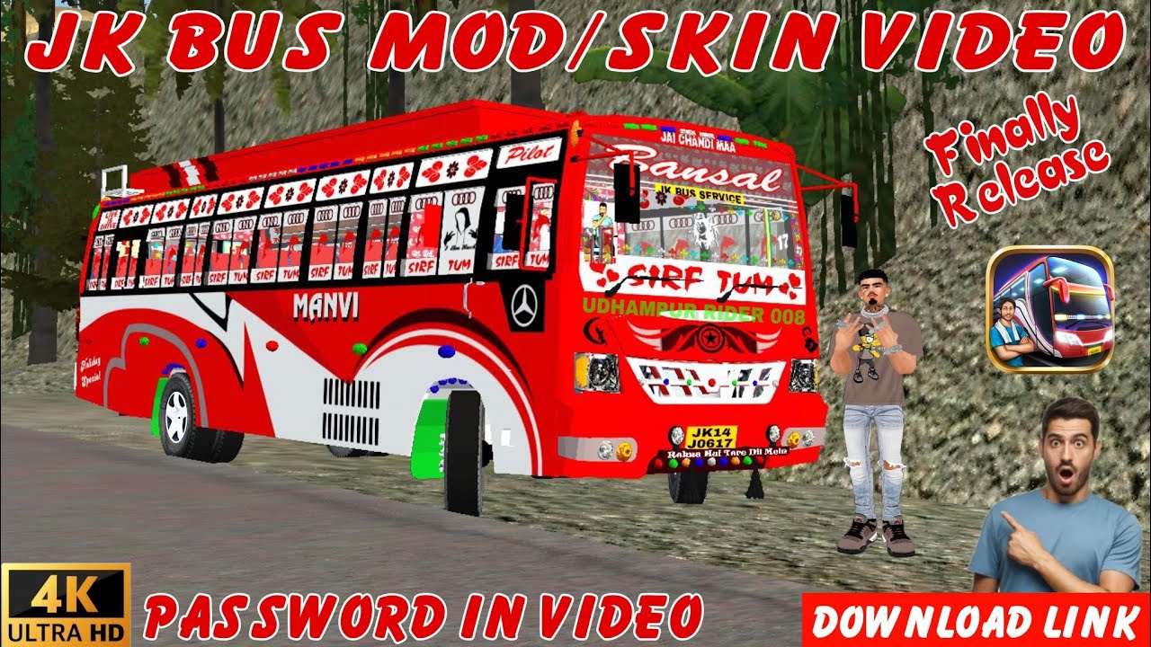 JK BUS MOD/SKIN VIDEO||FINALLY RELEASE||PASSWORD IN VIDEO||DOWNLOAD LINK DESCRIPTION 👇👇 (SUBSCRIBE)