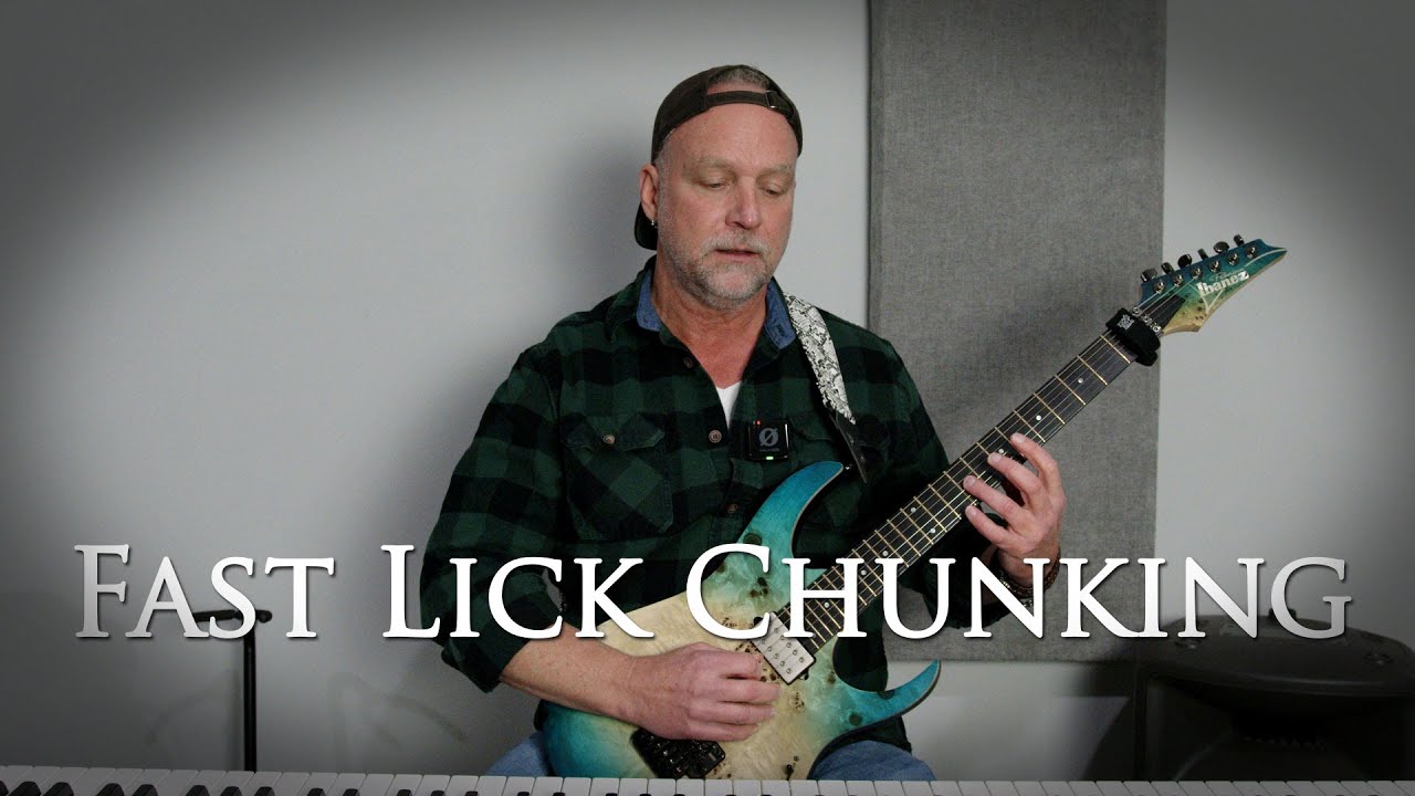 Play Your Fast Licks at Speed...Learn Them By Chunking