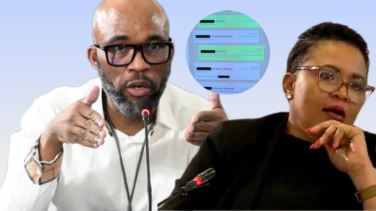 WATCH | Matjeng says Matlala sent money via another account to hide their relationship