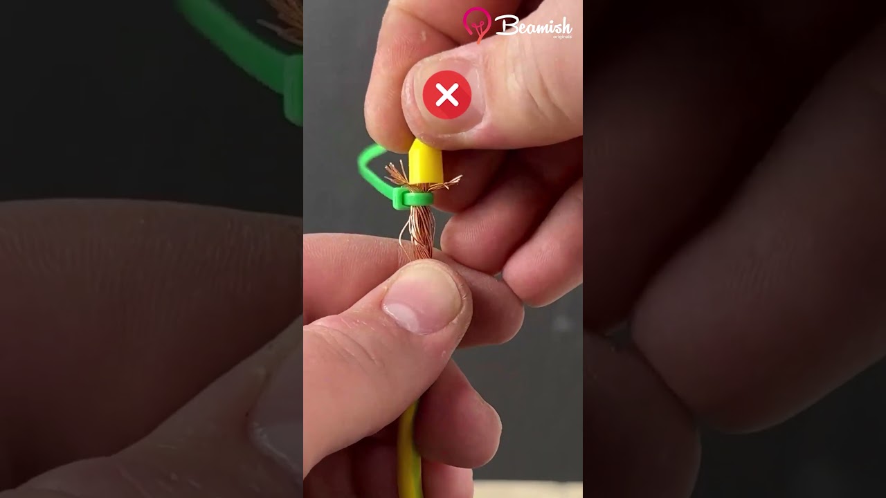 Secure electrical wire hack #secure #electrical #hack #easy