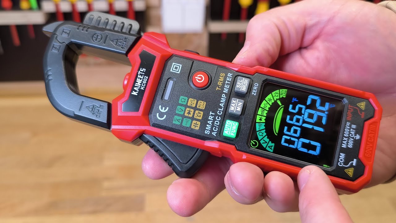 Kaiweets Clampmeter KC602 intelligente Stromzange