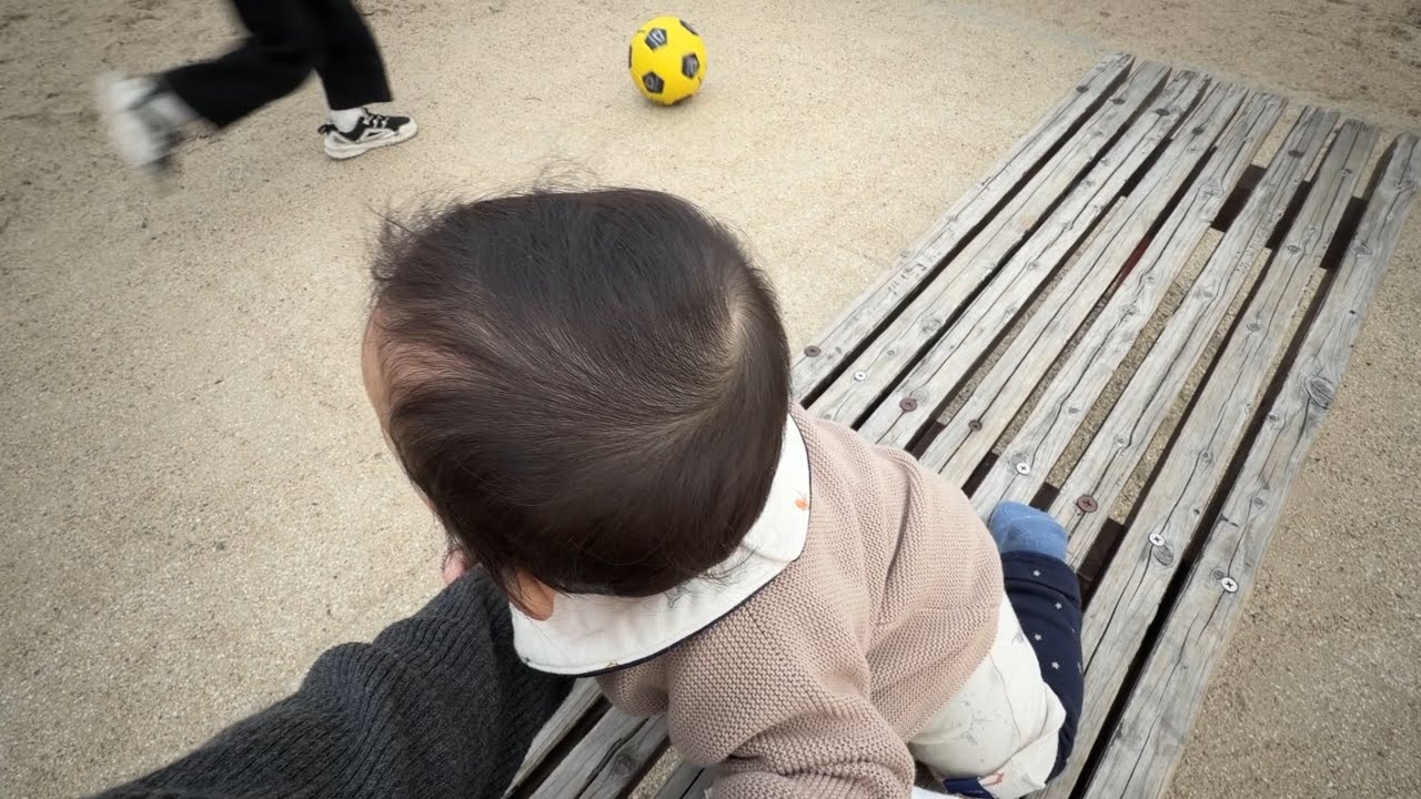 【赤ちゃんvlog｜8ヶ月】サッカーに夢中｜マンスリーフォト｜生後275日