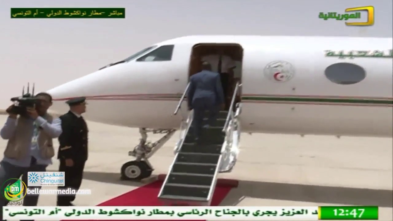 وصول رئيس الجمهورية الصحراوية السيد ابراهيم غالي للمشاركة في القمة الافريقية 31 بنواكشوط
