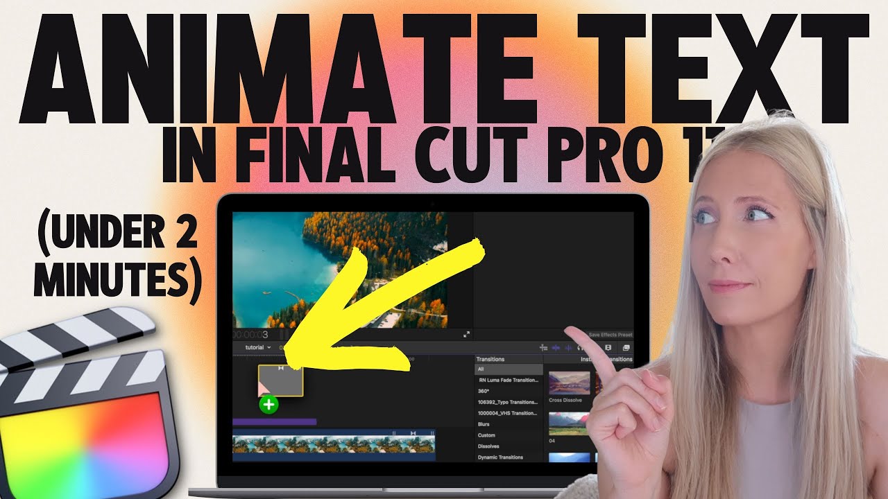 🎬 Tutorial: How to Animate Text in Final Cut Pro (Free No Plugins)
