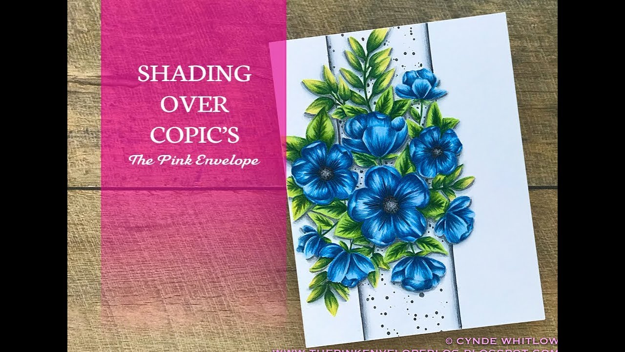 Shading With Color Pencil Over Copic Markers - Penny Black Radiant