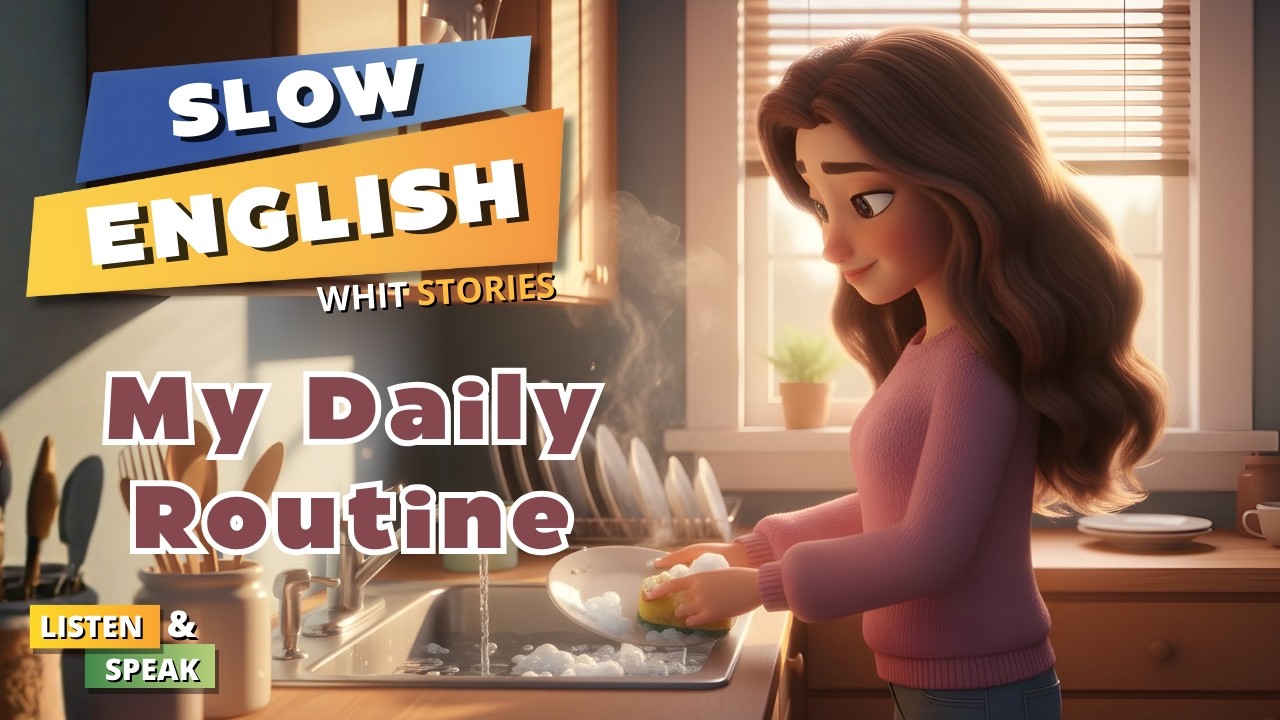 My Daily Routine | Learn English with a Simple Daily Life Story