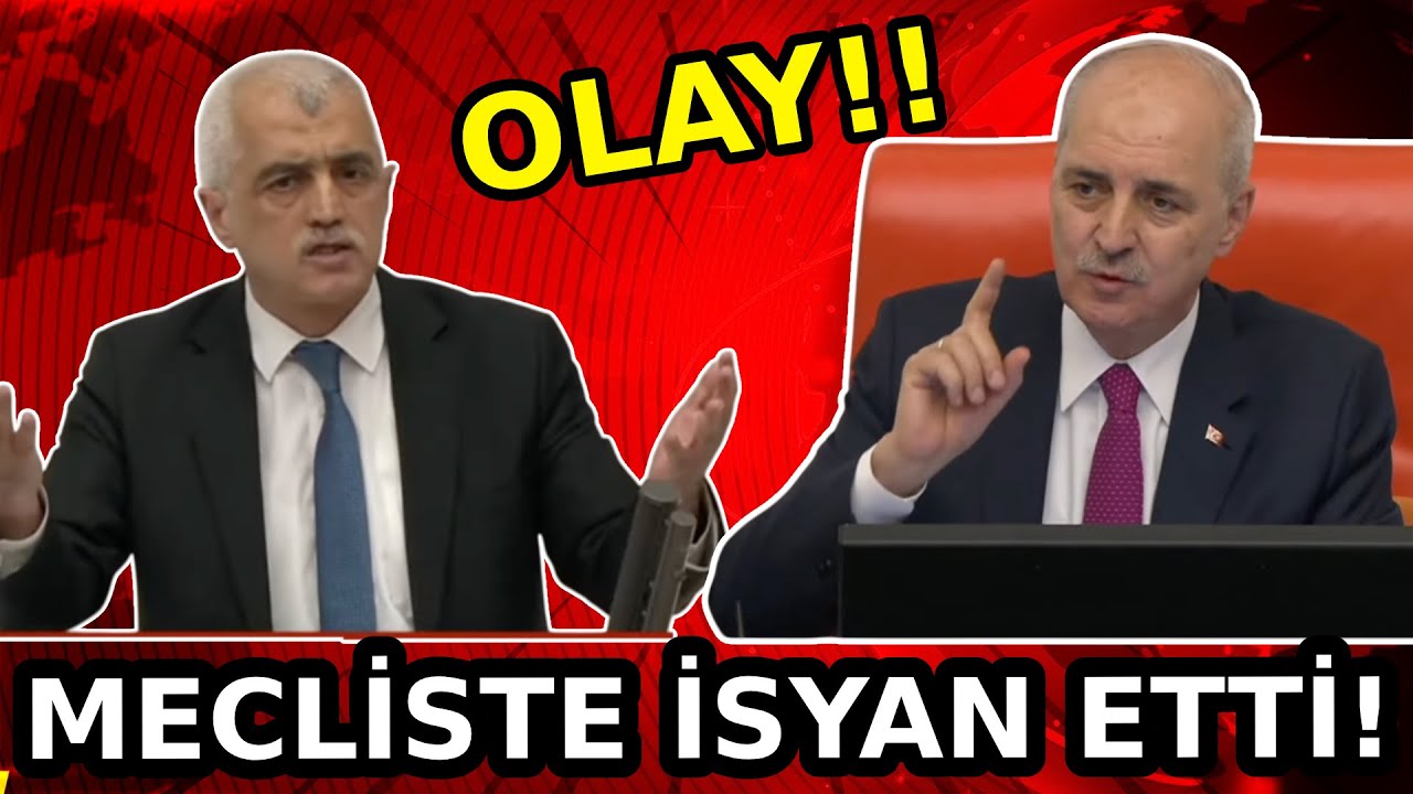 Ömer Faruk Gergerlioğlu Numan Kurtulmuş'a Seslendi İsrail ve Filistin İçin Meclis'te Neler Konuşuldu