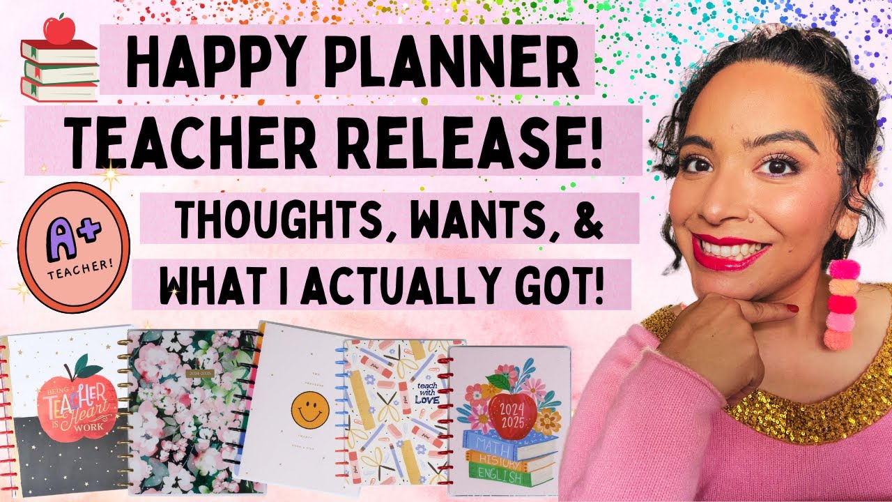 ✨ HAPPY PLANNER 2024 TEACHER RELEASE ✨ THOUGHTS, WANTS, AND WHAT I ACTUALLY GOT!! 💖