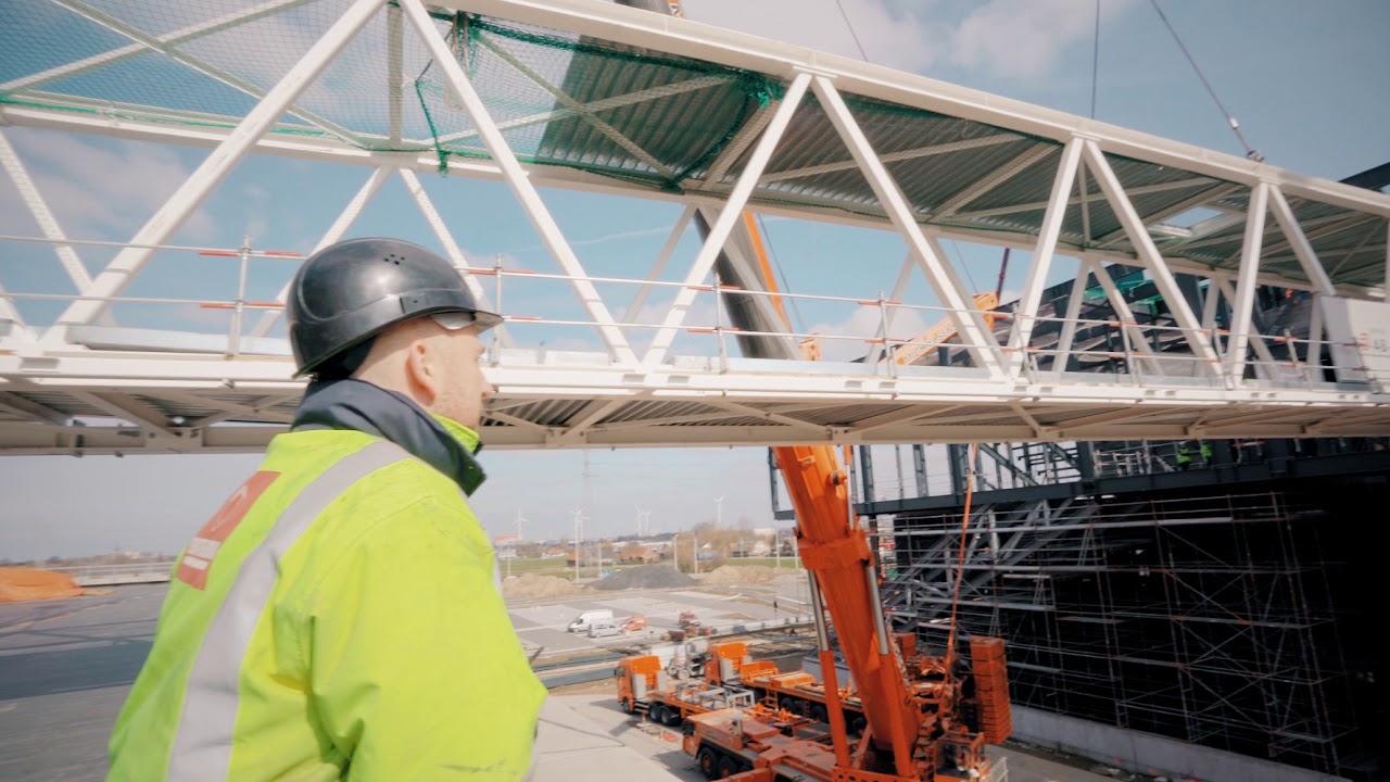 Timelapse brug AZ Delta campus Rumbeke